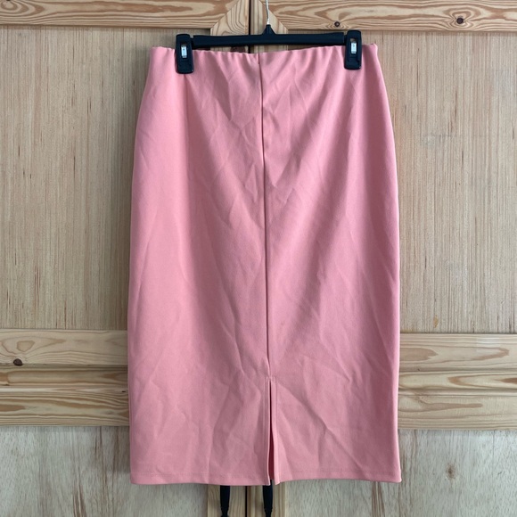 Guess pink pencil skirt essential modest minimalist career office church work - Picture 2 of 5